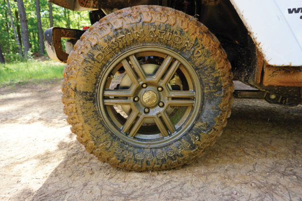 The Firestone Destination M/T2 took us through mud that I would have sworn was impassable, and these tires made it look like I knew what I was doing. Two thumbs up.
